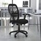 Flash Furniture Contemporary Chair Mid-Back Exec Mesh Chair, Black, Adjustable Arms, 18" to 22" Height, Mesh LF-W42B-GG - alternate 2